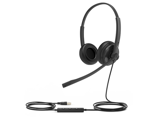 YEALINK UH34 LITE SINGLE EARPIECE USB HEADSET WITH FOAM EAR CUSHIONS