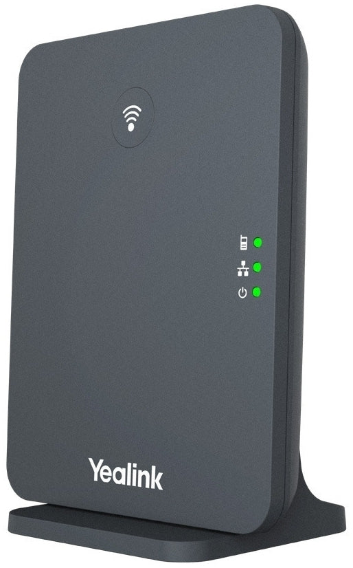YEALINK W70B HIGH PERFORMANCE DECT IP BASE, UP TO 20 SIMULTANEOUS CALL, UP TO 10 DECT HANDSETS, UP TO 10 SIP ACCOUNTS
