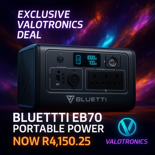 BLUETTI EB70 1000W Portable Power Station (720Wh) – Promo