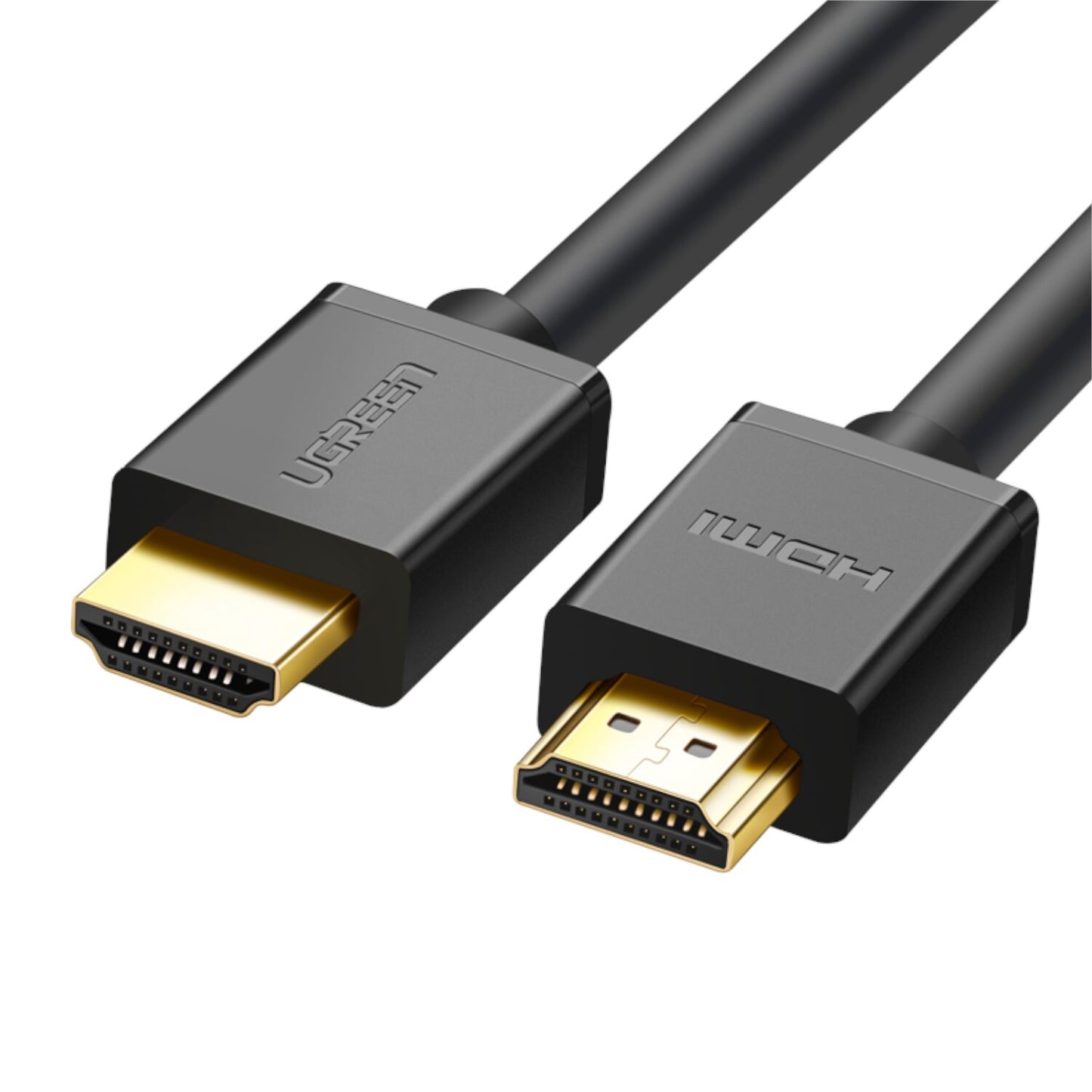 UGREEN HD104-10106 HDMI 4K Cable Male to Male Black 1m - Black (2 pack by Valotronics)
