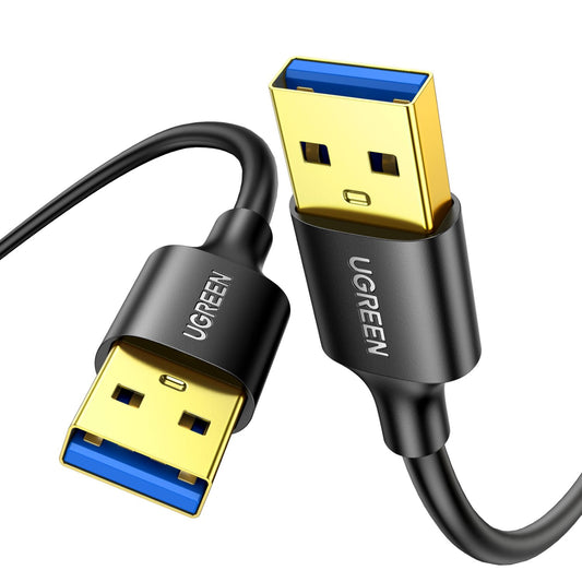 UGREEN USB 3.0 Male to Male Cable, with 5Gbps Data Transfer - 2m (2 pack by Valotronics)