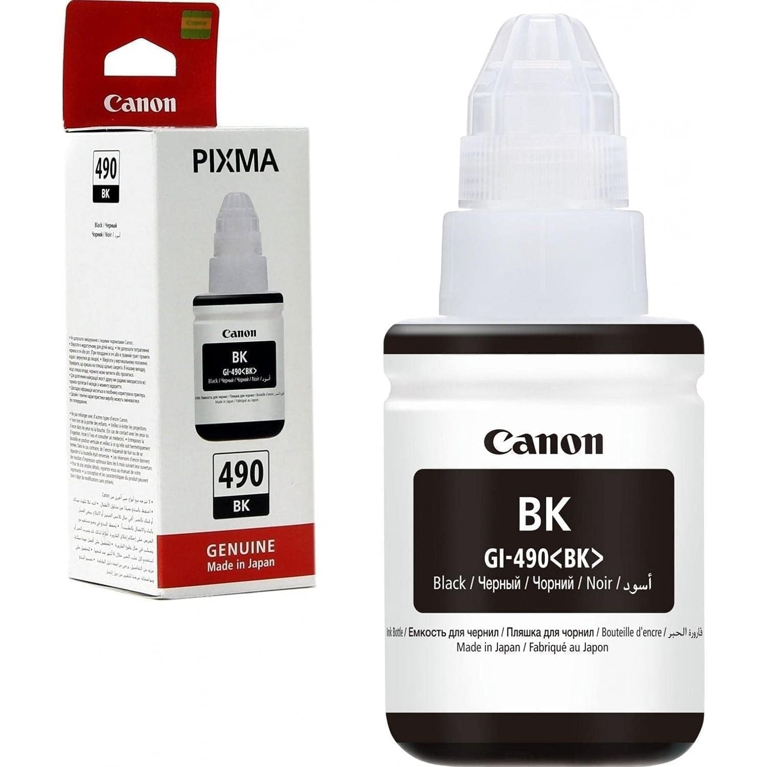 Canon-Ink-GI-490 BK-G1400/ G1410/G1411 /G2400/G2410/G2411/ G3400/ G3410/G3411/ G