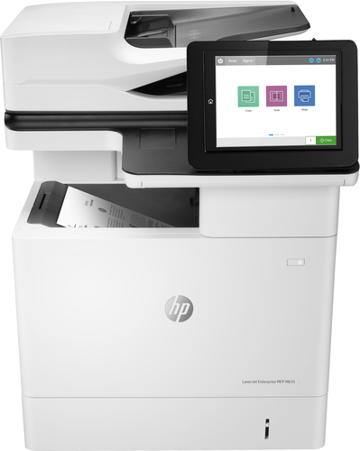 HP LaserJet Enterprise MFP M635h 3in1 Mono Printer - Print, Copy and Scan.Black 