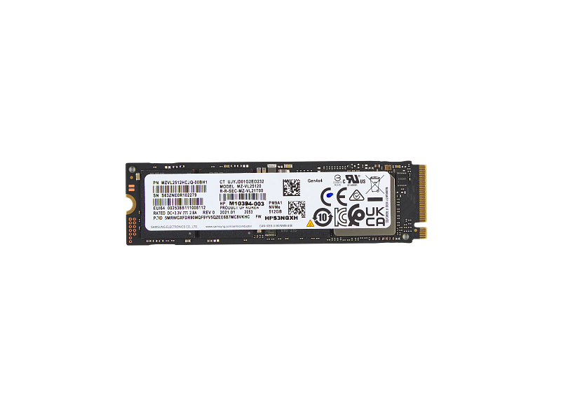 HP 512GB PCIe-4x4 NVMe M.2 G10 Solid State Drive