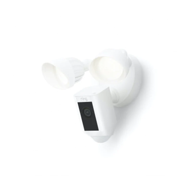 Ring - Floodlight Camera Wired Plus - White - MEA