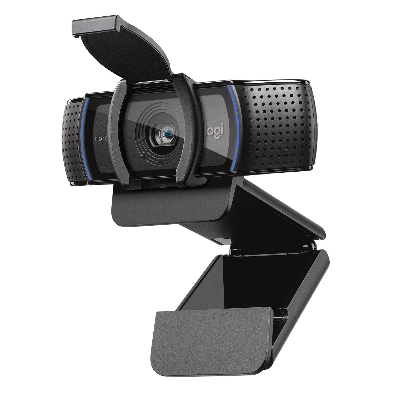 Logitech Full HD 1080p video, stereo mics, and auto focus. Includes privacy shut