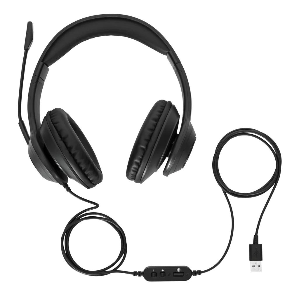 Targus Wired Stereo Headset Dual high sensitivity speakers, omni-directional mic