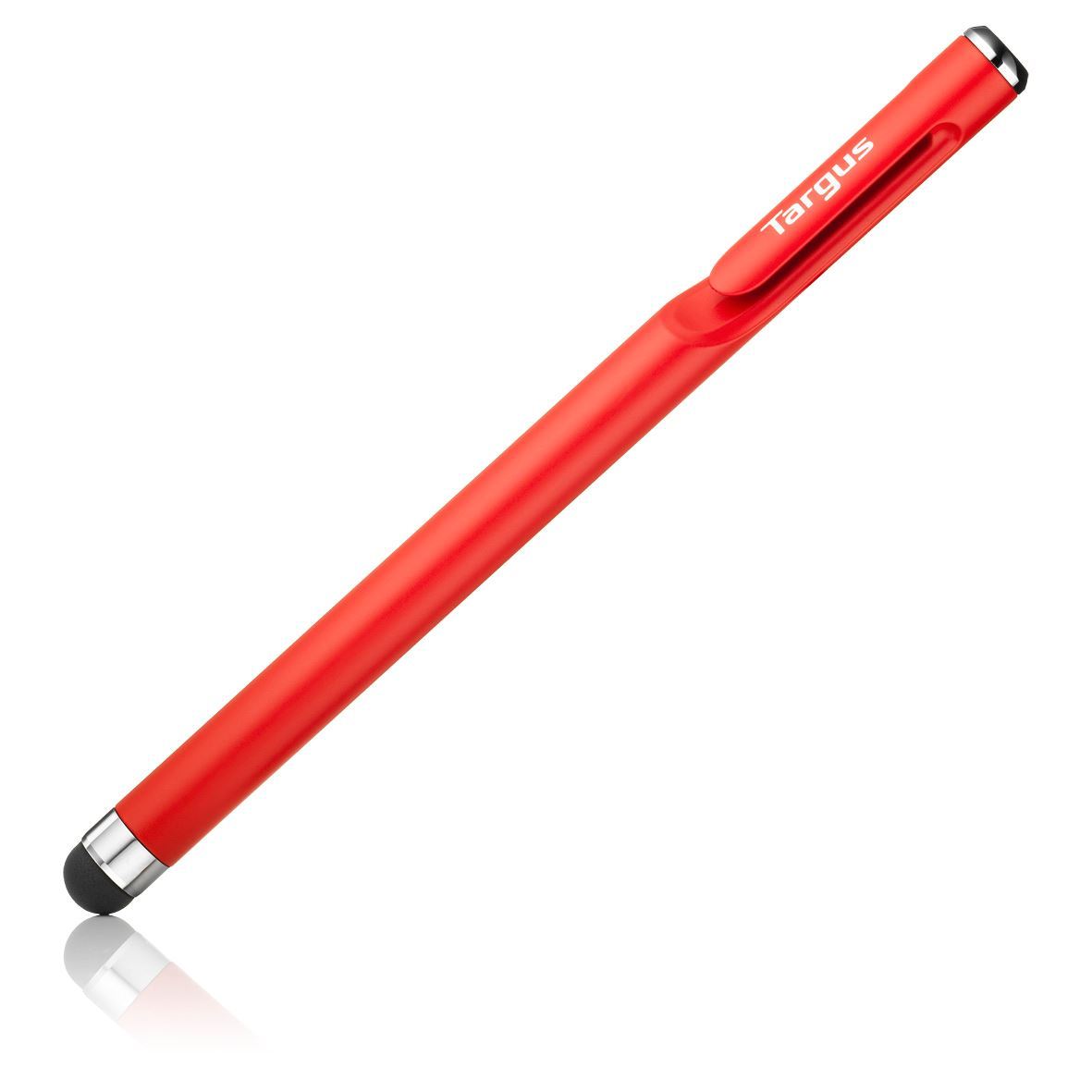 Targus Antimicrobial Stylus Embedded Clip - Red, Functional stylus, Fully compat
