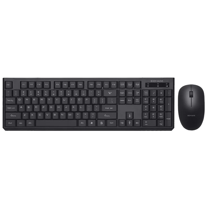 Body Glove Wireless Keyboard And Mouse  Simply plug USB receiver into a USB port