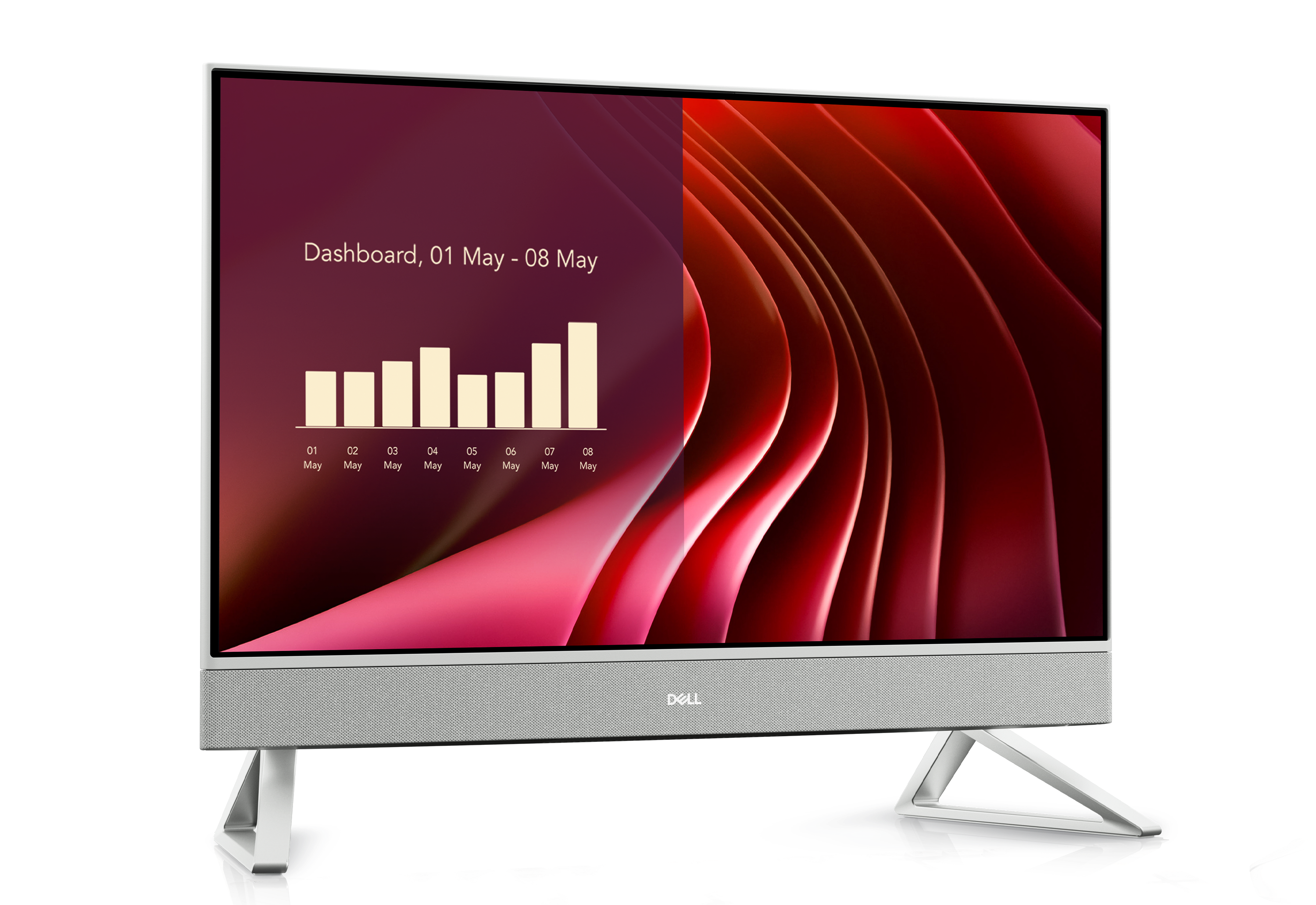 Dell 24 AIO EC24250:Intel Core i5-1334U (12M Cache, up to 4.6 GHz), 23.8" FHD (1