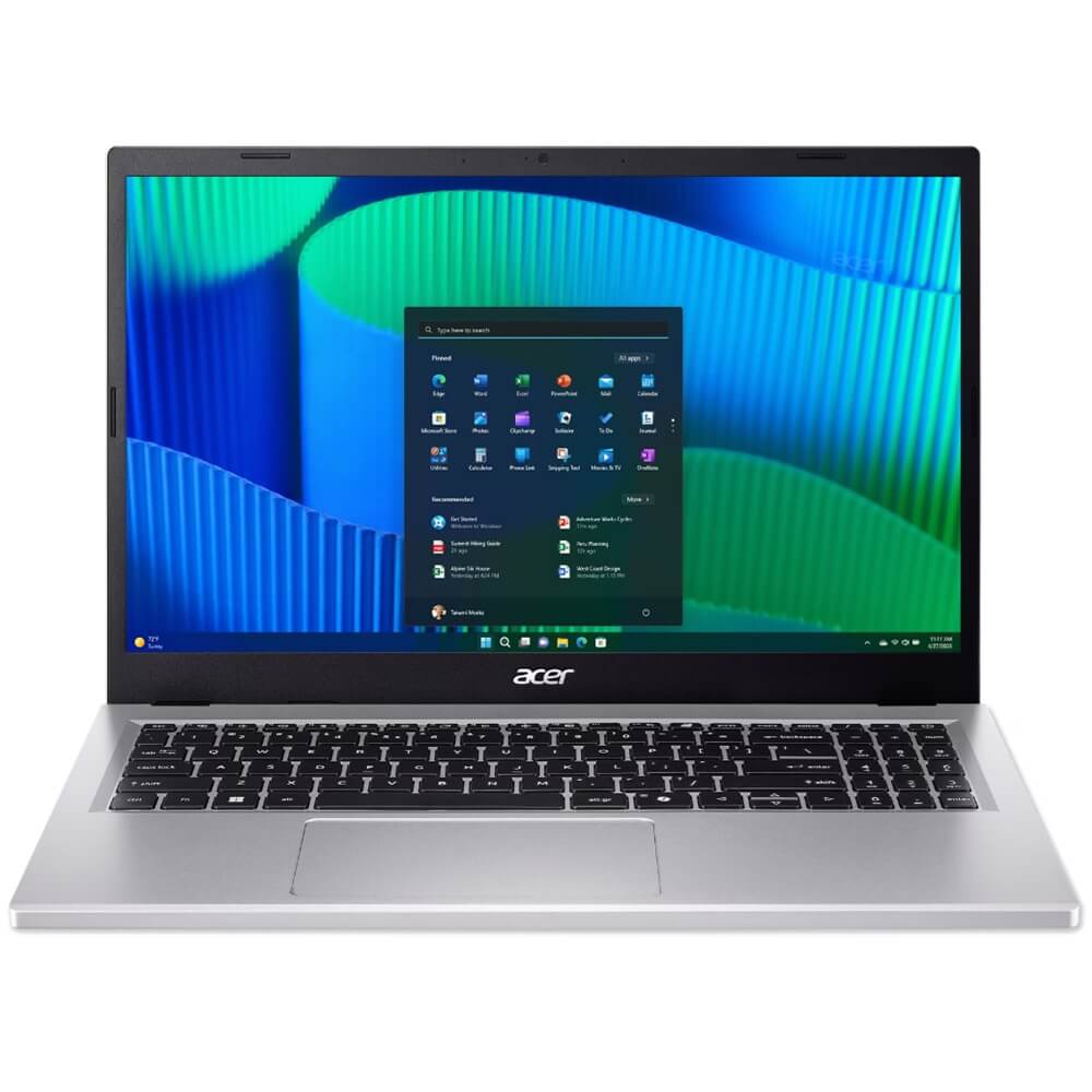 Acer  Extensa- EX215-57- Silver- Non-Touch- 15.6" FHD IPS ComfyView 1920 x 1080D