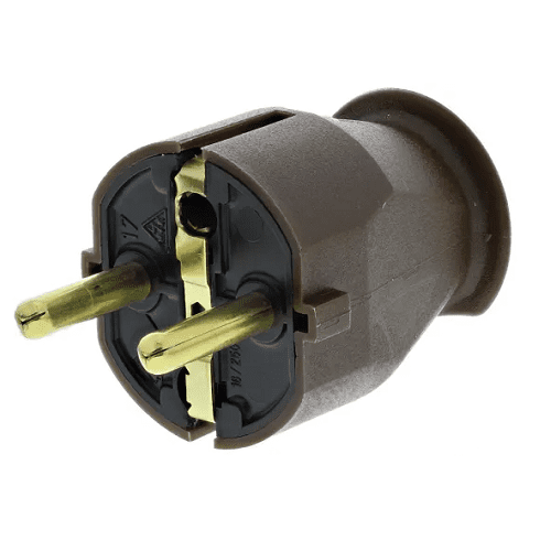 2 Pin Pc Plug 1.8 Metres Africa (7 pack by Valotronics)