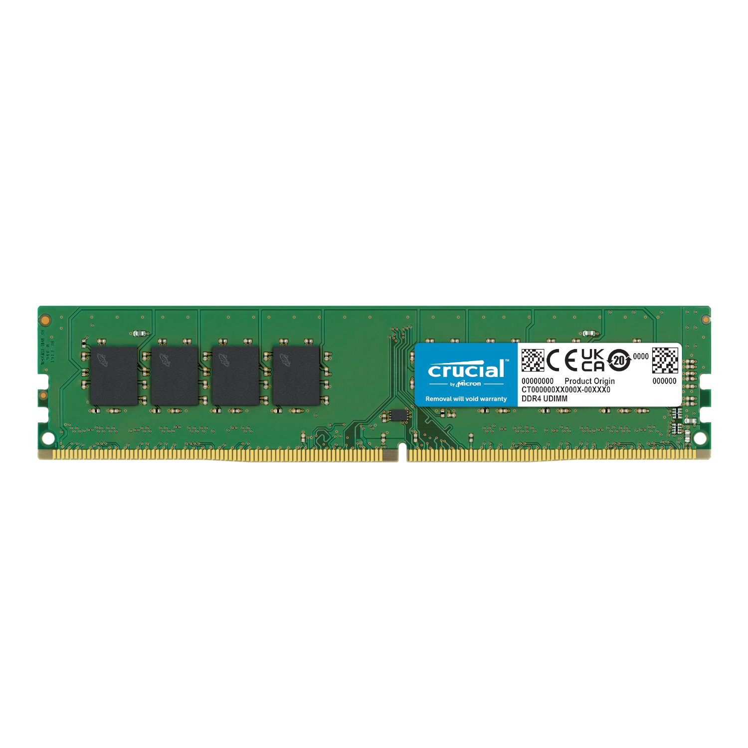 Crucial 8GB DDR4 3200MHz UDIMM Desktop Memory