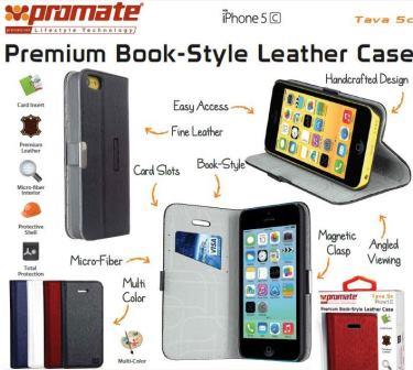Promate Tava 5C Book-Style Flip