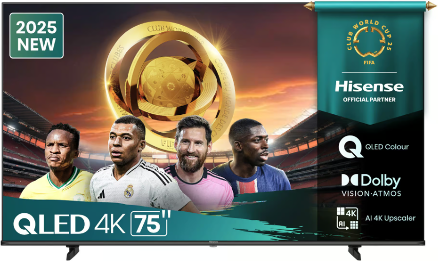 Hisense Q6Q 75 Inch QLED VIDAA Smart LED Television
