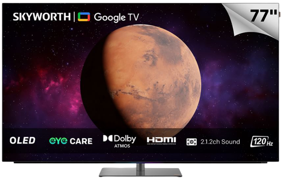 Skyworth 77-Inch SXF9850 OLED UHD Google TV