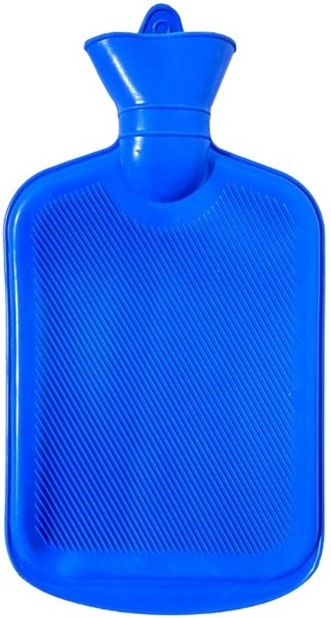 Casey Deluxe Rubber Hot Water Bottle  Blue