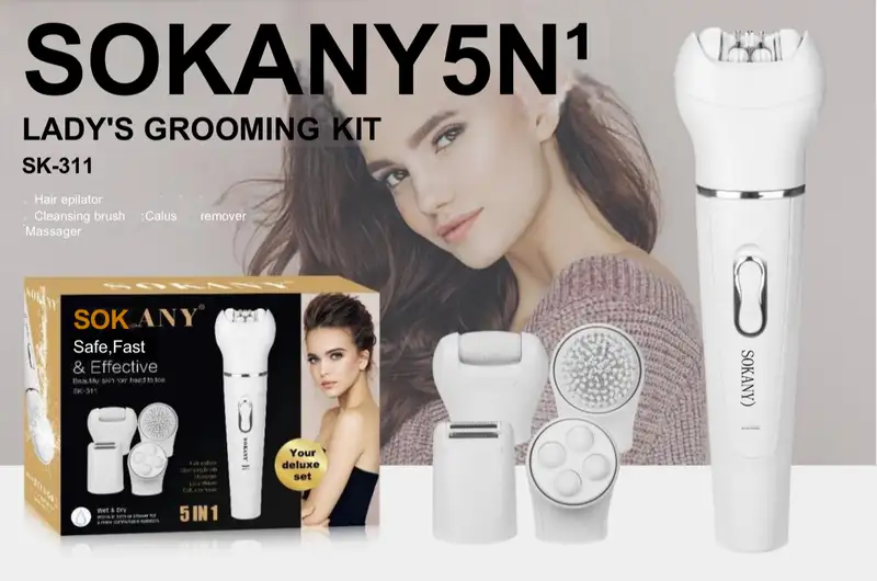 Sokany 5 In 1 Lady&apos;s Grooming Kit