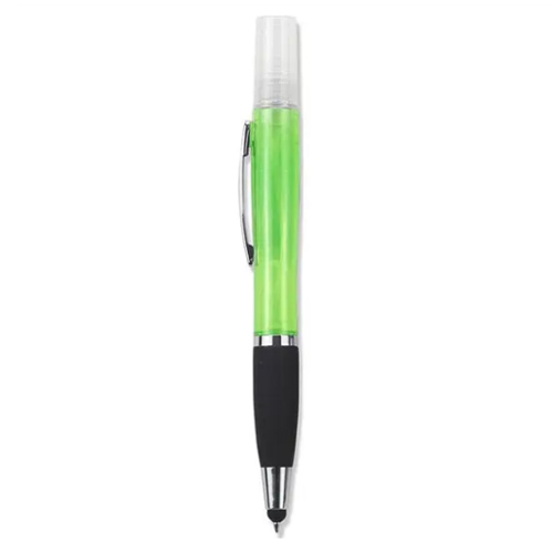 Geeko 3 in 1 Sanitizer Spray Stylus and Blue ink Pen