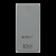 Nesty Power Bank 10 000mAh Capacity Colour White