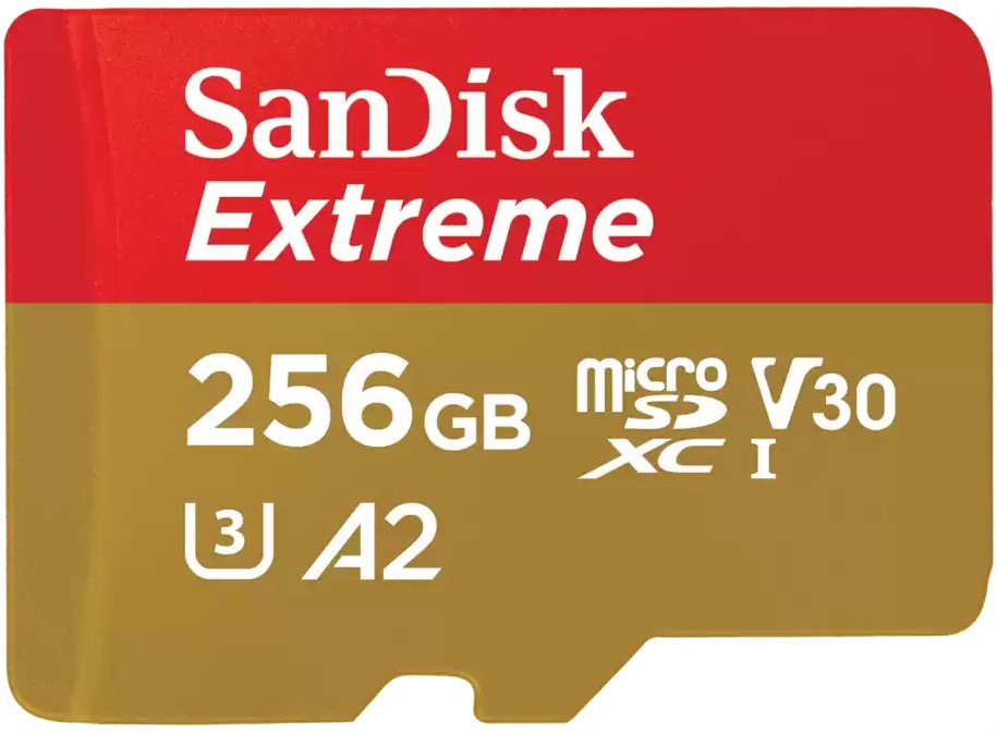 SanDisk Extreme microSDXC™ UHS-I CARD - 256GB