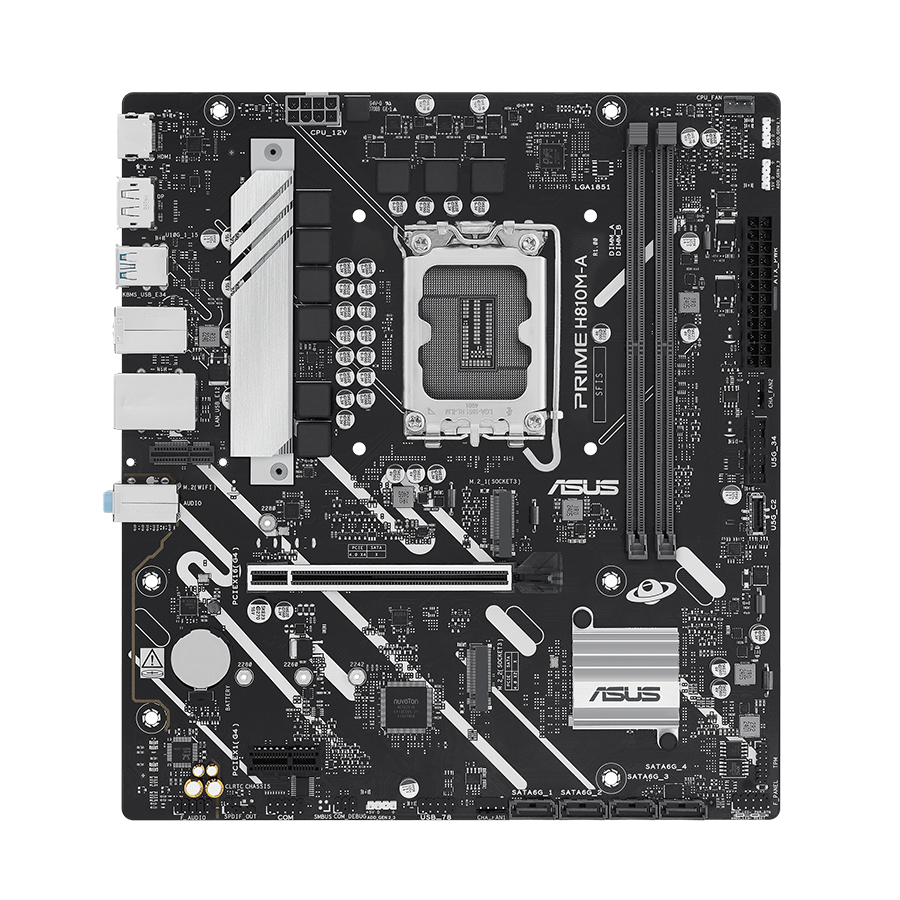 Intel H810 Chipset 15th Gen Core Ultra 7 Socket /LGA1851 Micro ATX M/B.