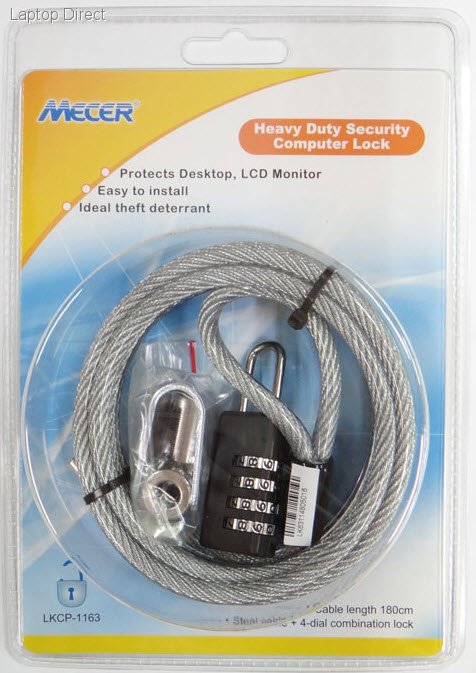 MECER 4 DIAL DESKTOP CABLE LOCK