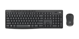 Logitech MK295 - Wireless Keyboard and Mouse combo - Black - USB - Silent