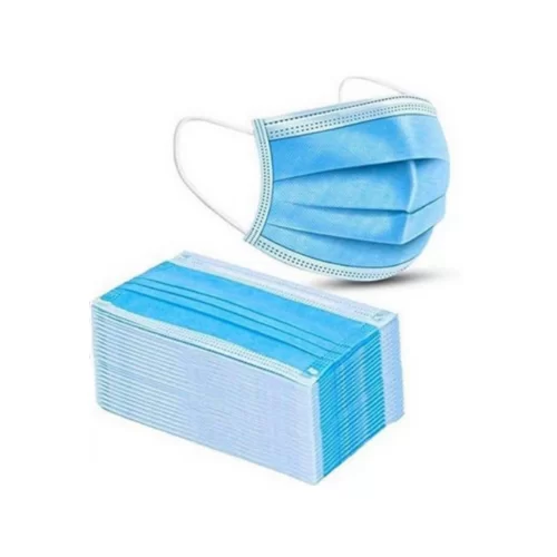 PPE 3-PLY MEDICAL MASK, BLUE, 99.95% BFE RATED, BOX OF 50