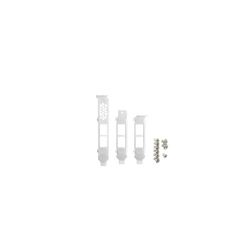 QNAP FULL HEIGHT LP FLAP BRACKETS FOR 2 PORT RJ45 NIC