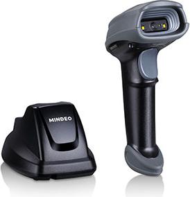 MINDEO CS2290 2D CORDLESS IMAGE SCANNER 100M WORKING RANGE 200/S DECODE SPEED IP52 STAND