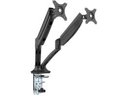 LEKKERMOTION DUAL DESKTOP MONITOR ARM - 17" TO 27"