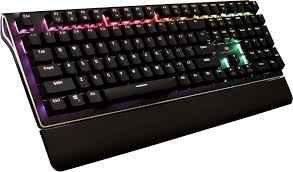 ROGUEWARE GK300 WIRED RGB GAMING MECHANICAL KEYBOARD - RED SWITCHES