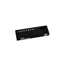 ROGUEWARE U280-U3 128GB METAL CAPLESS USB 3.0 FLASH DRIVE - BLACK