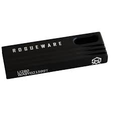 ROGUEWARE U280-U3 32GB METAL CAPLESS USB 3.0 FLASH DRIVE - BLACK