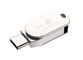 ROGUEWARE U785C 16GB METAL USB 3.1 TYPE-C & TYPE-A DUAL FLASH DRIVE - SILVER
