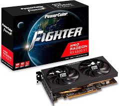 POWERCOLOR AMD RADEON RX6600XT FIGHTER 8GB GDDR6 PCIE GEN4 GAMING GRAPHICS CARD