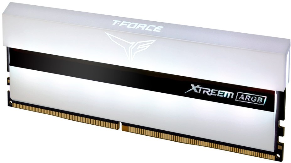 T-FORCE XTREEM ARGB 64GB (2X 32GB) DDR4-3200 CL16 1.35V - WHITE HEATSINK