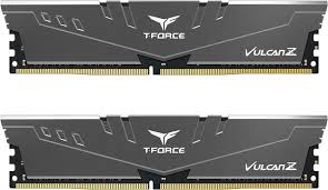 T-FORCE VULCAN Z 16GB KIT (2X 8GB) DDR4-3200 CL16 DIMM 1.35V - GRAY HEATSINK