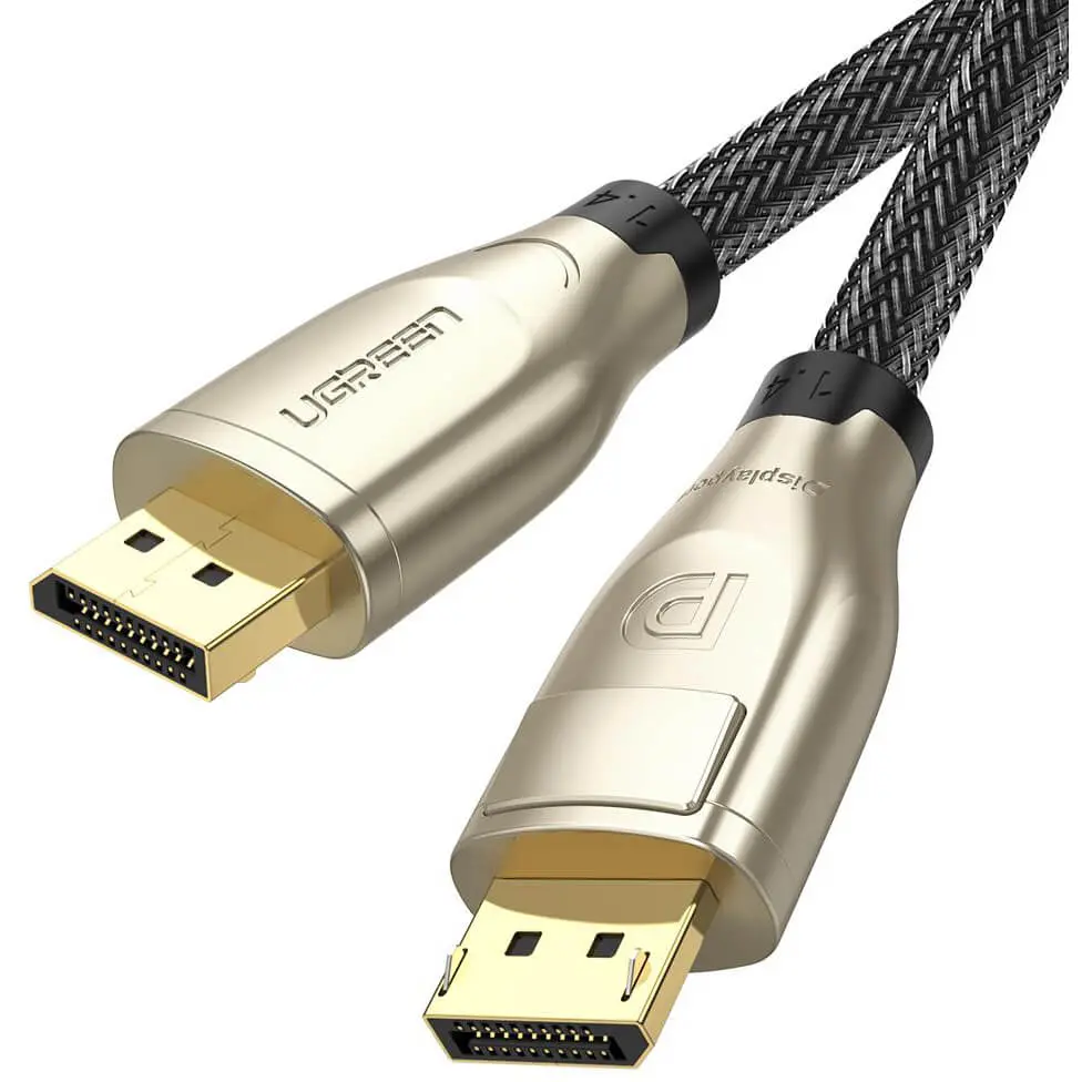 UGREEN DISPLAYPORT 1.4 BRAIDED 32.4GBPS MALE/MALE - 3M