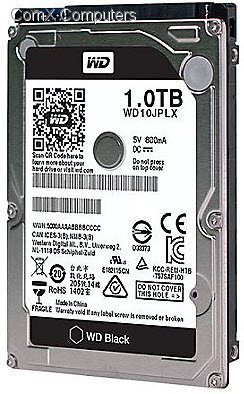 WD BLACK 1.0TB 2.5" 7200RPM 64MB HDD