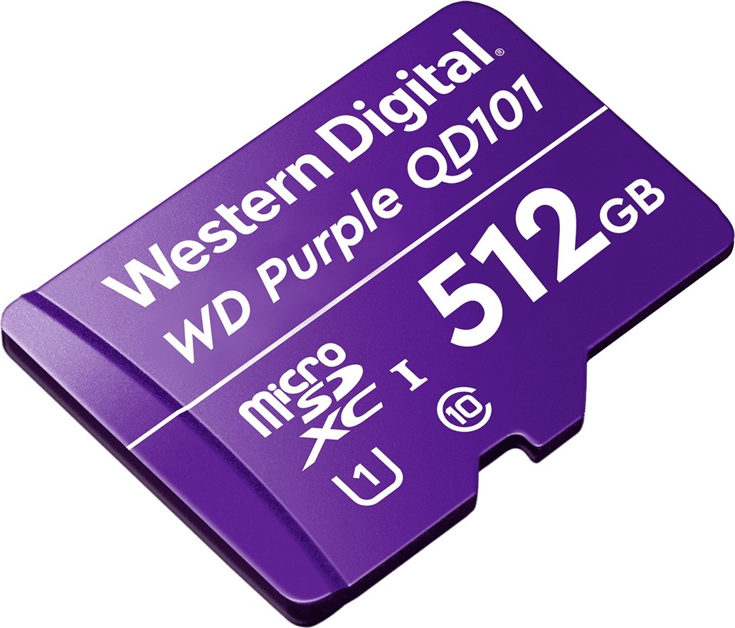 WD PURPLE 512GB MICROSDXC CARD