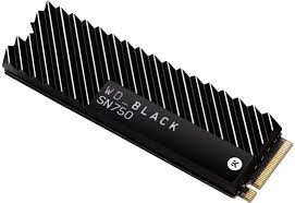 WD BLACK 500GB SN750 NVME M.2 2280 SSD - WITH HEATSINK