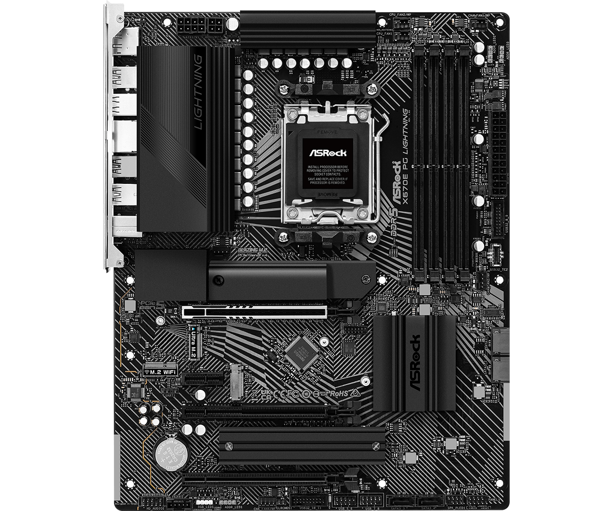 ASROCK AMD X670E PG LIGHTNING SOCKET AM5 ATX MOTHERBOARD