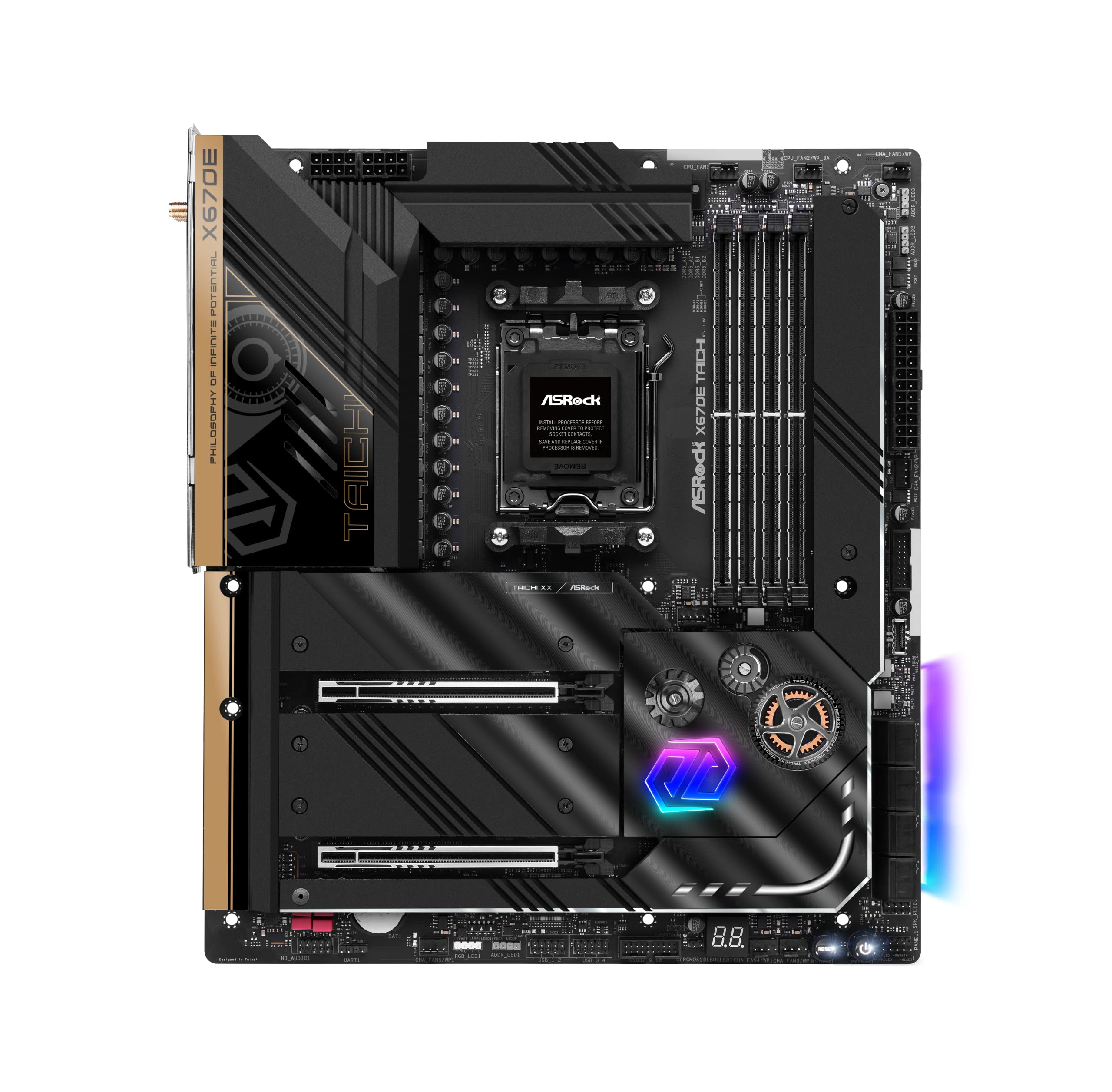 ASROCK AMD X670E TAICHI CARRARA SOCKET AM5 EATX MOTHERBOARD