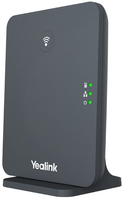 YEALINK W70B HIGH PERFORMANCE DECT IP BASE, UP TO 20 SIMULTANEOUS CALL, UP TO 10 DECT HANDSETS, UP TO 10 SIP ACCOUNTS