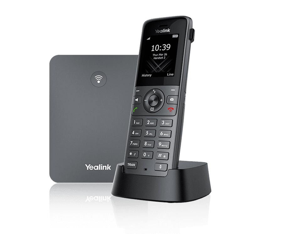 YEALINK W76P DECT PHONE, W56H HANDSET W70B BASE STATION