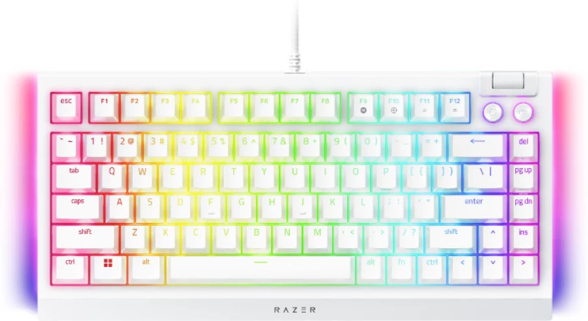 BlackWidow V4 75% White