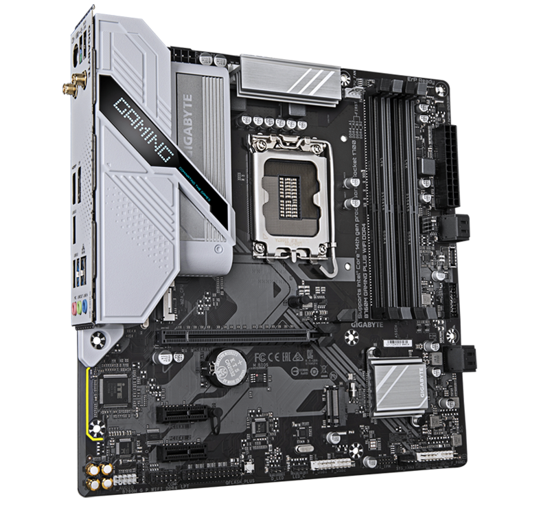 Gigabyte B760M GAMING AC DDR4 B760 Express Chipset Gen 12/ 13/ 14 LGA 1700 Micro ATX Motherboard