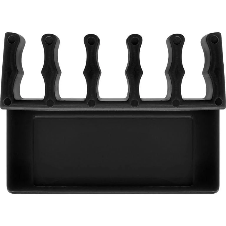 Goobay Cable Management 5 Slots 2-Piece Set - Black